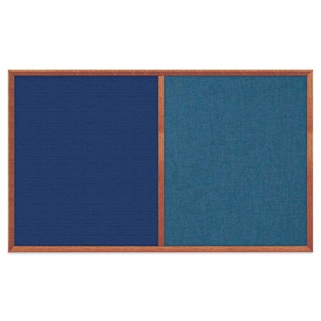 United Visual Products Slim Style Indoor Enclosed Corkboard, 18 UV501SCH-GOLD-BUFF